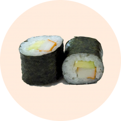 Maki de Aguacate y Surimi