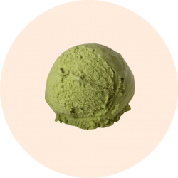 Helado de té verde